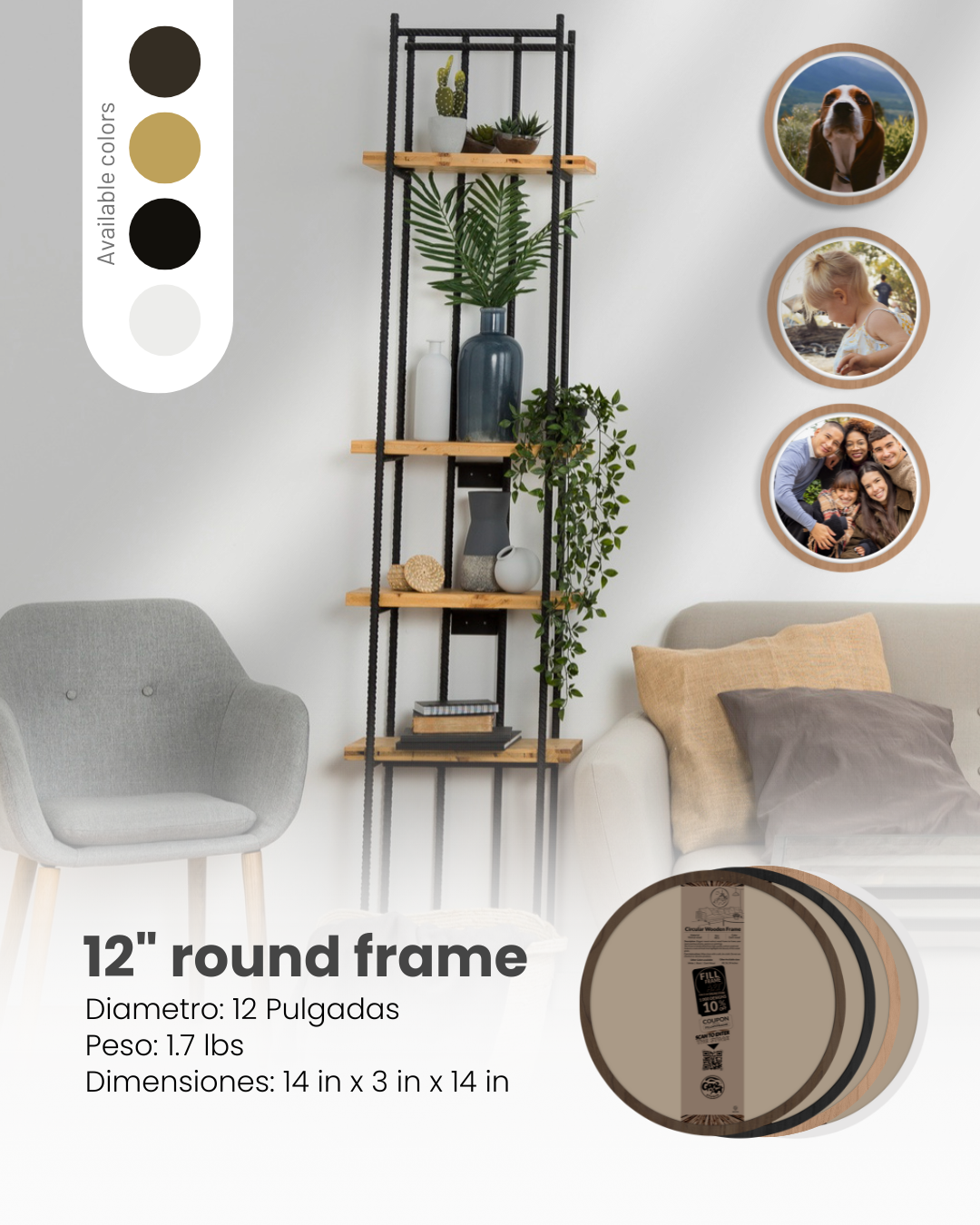 Tarantula Round wall art