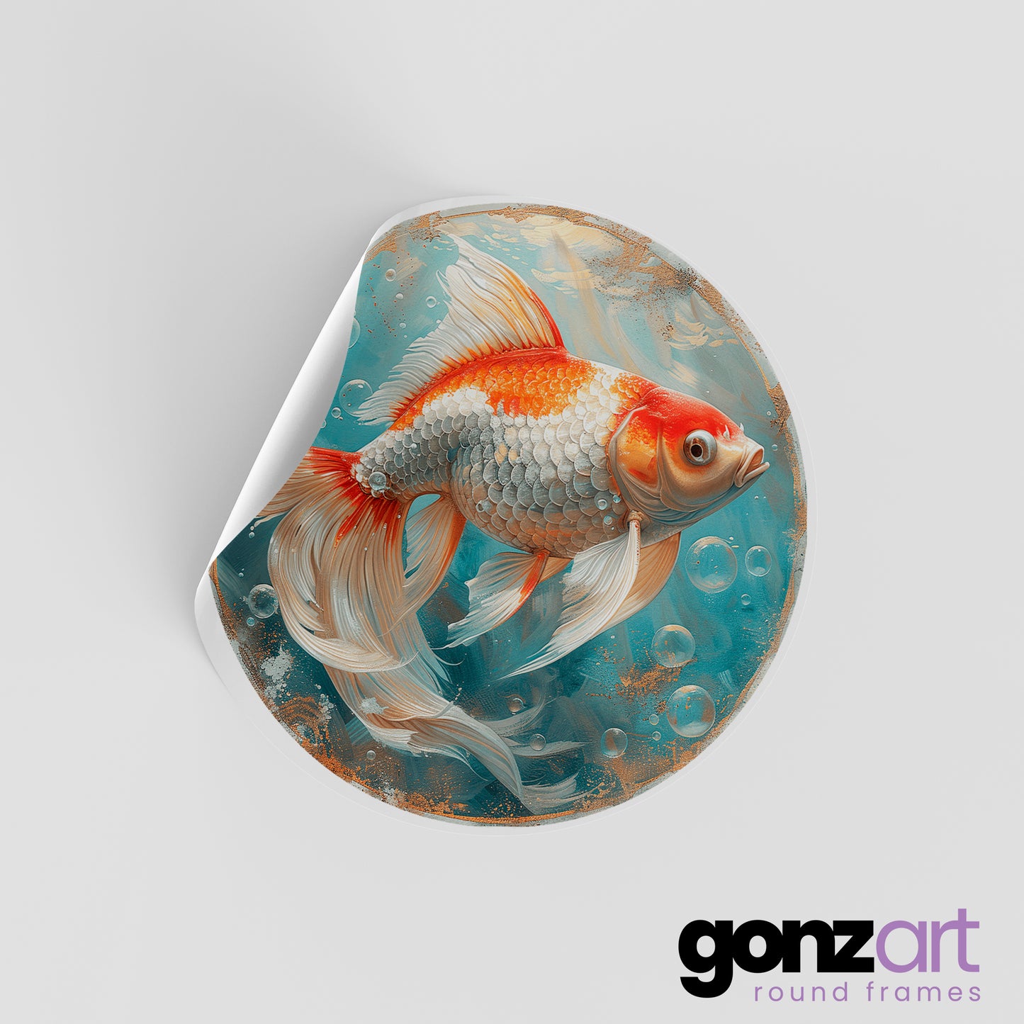 Golden Fish Only Print (Giclée)