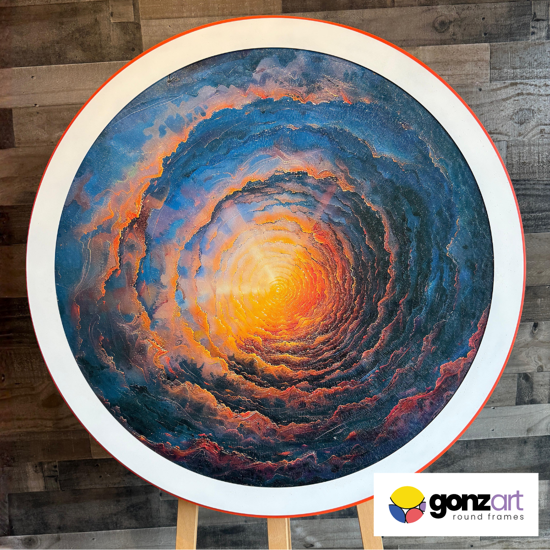 Magic Sunset Round Wall Art