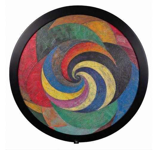 REM Cycle Round Wall Art