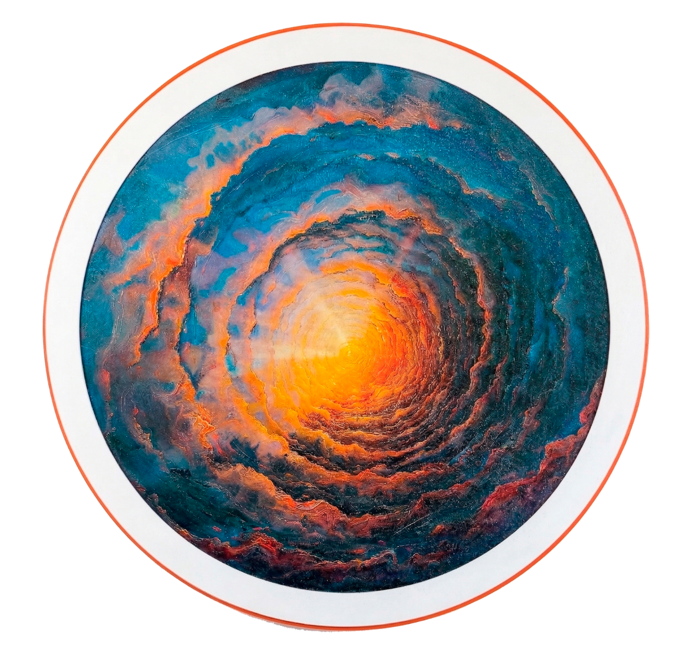Magic Sunset Round Wall Art