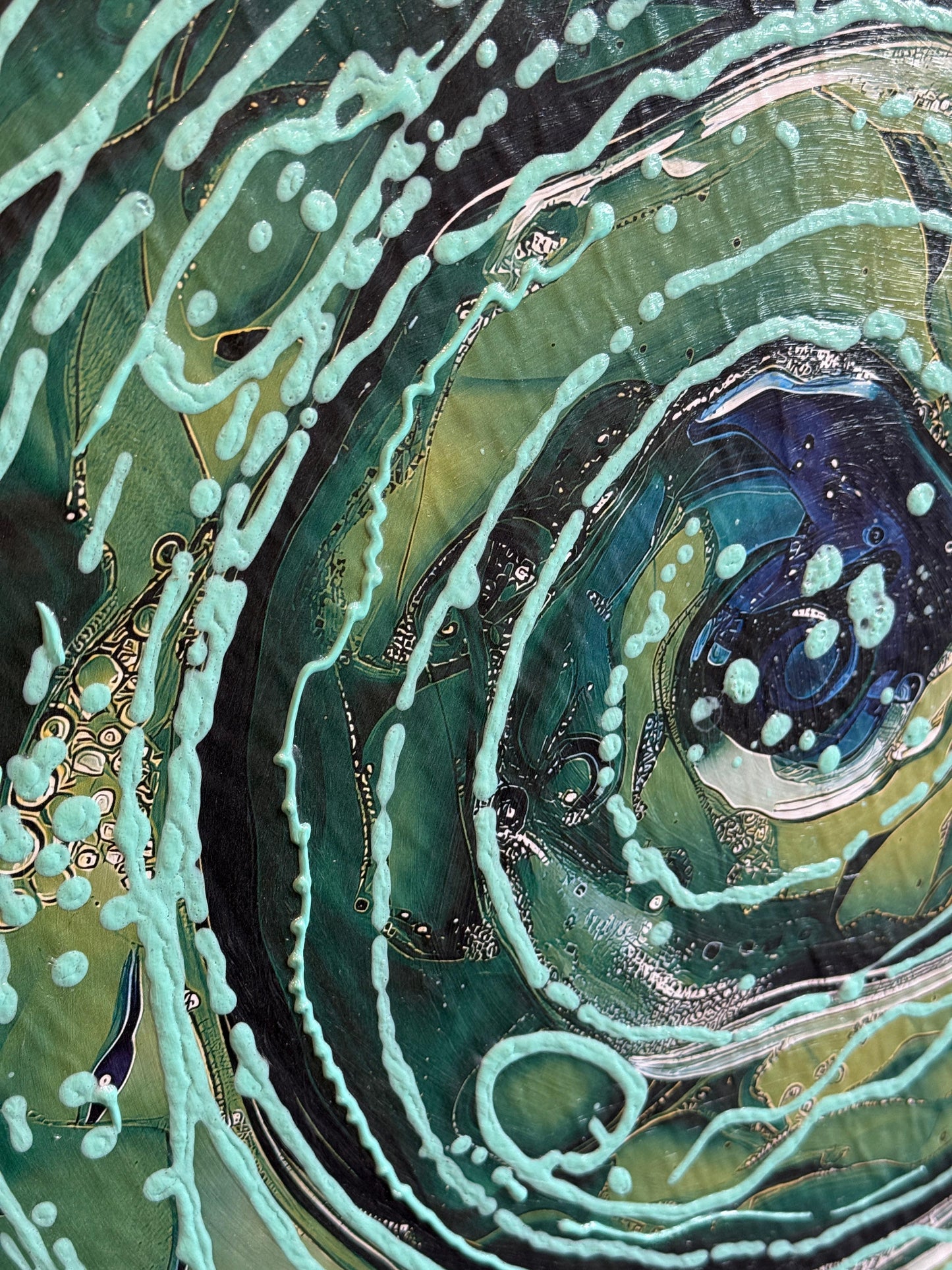 Lagoon Reflection Round Wall Art