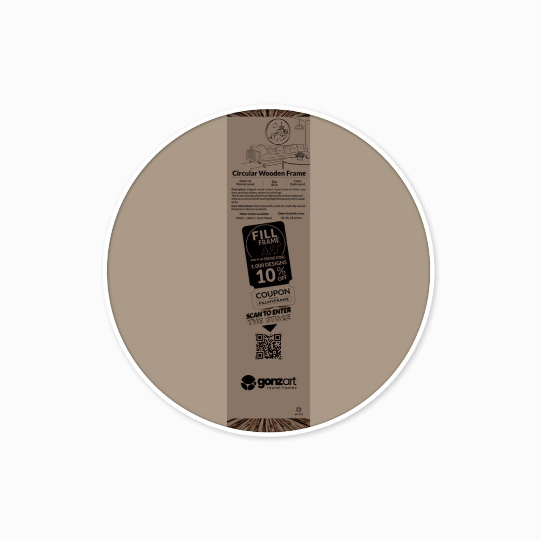 Round Frame 48in For Art