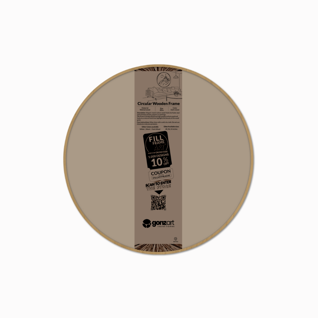 Round Frame 48in For Art