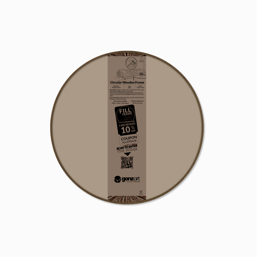 Round Frame 48in For Art