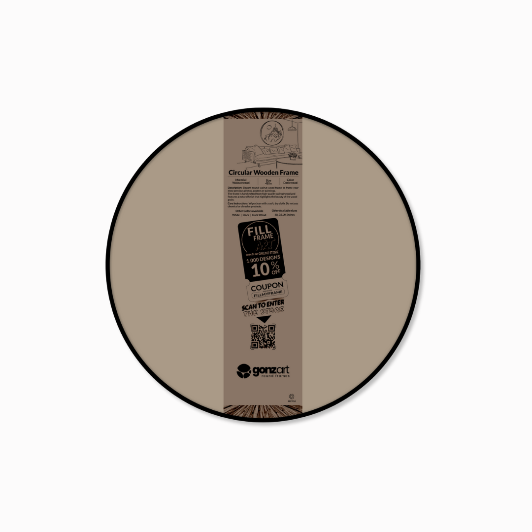 Round Frame 48in For Art