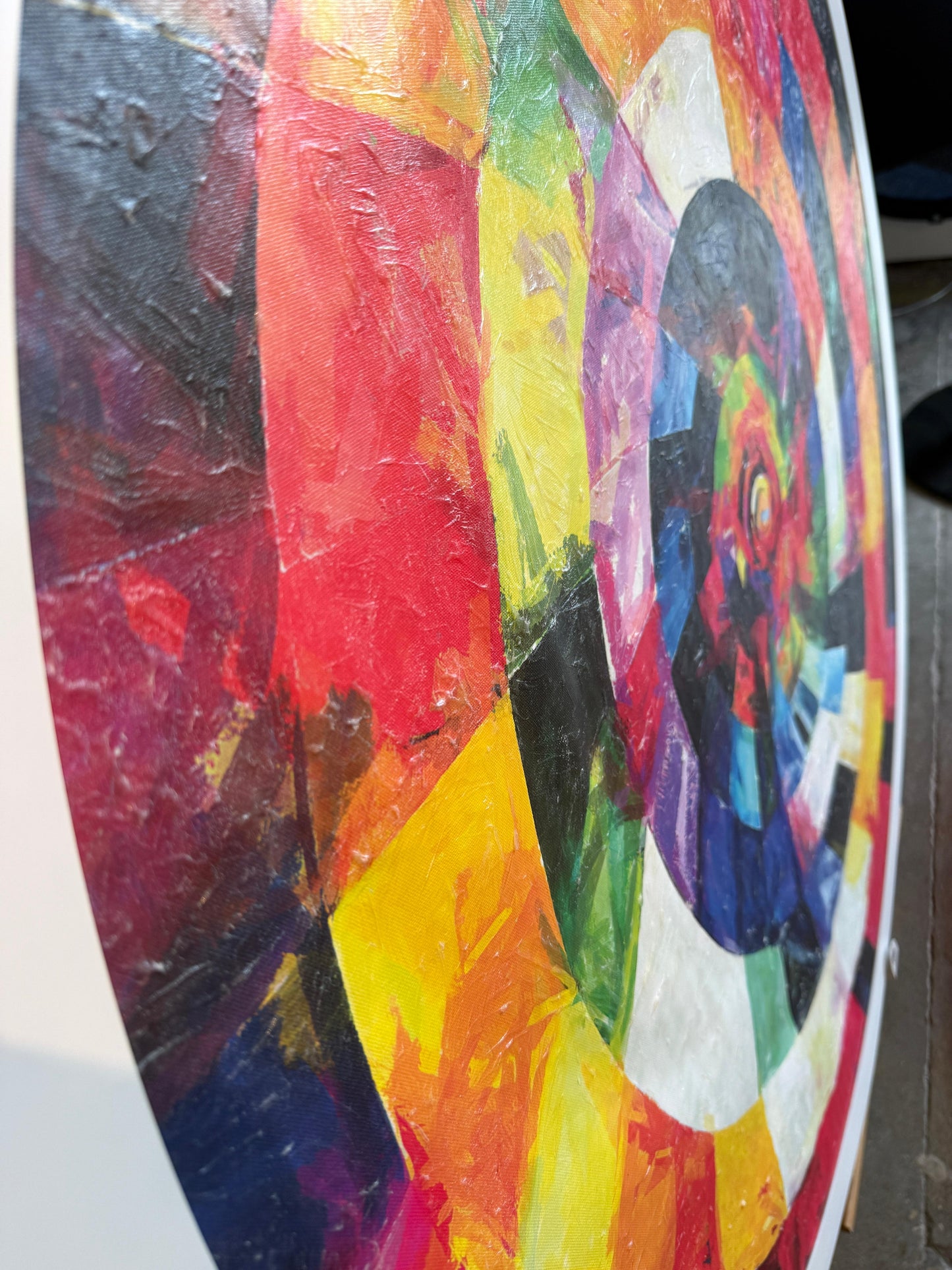 Spiral Vortex Round Wall Art