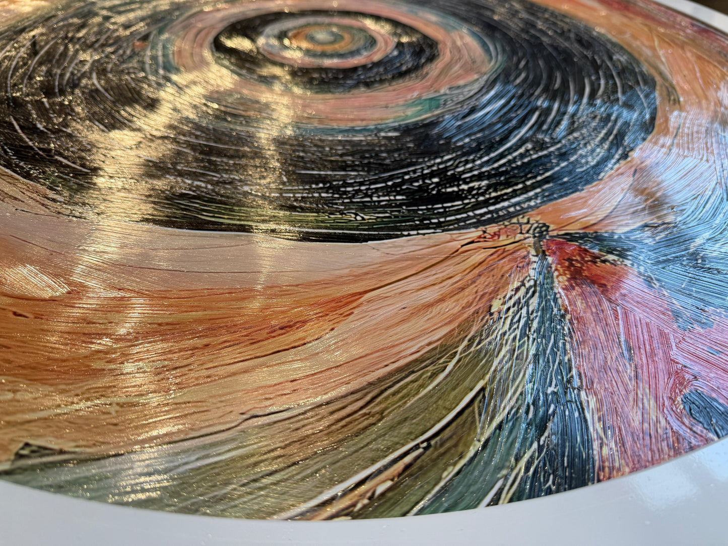 Wandering Path Round Wall Art