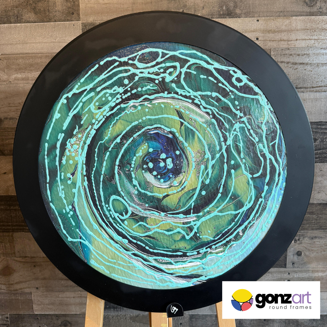 Lagoon Reflection Round Wall Art