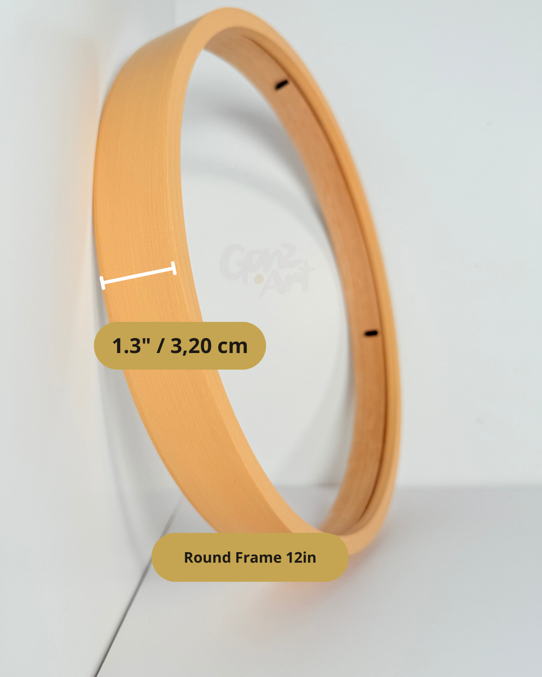 a close up of a wooden object on a wall