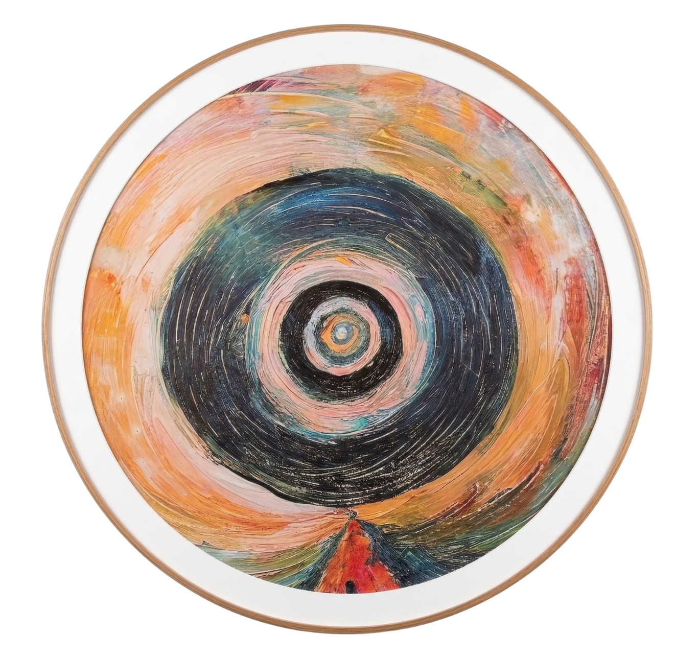 Wandering Path Round Wall Art