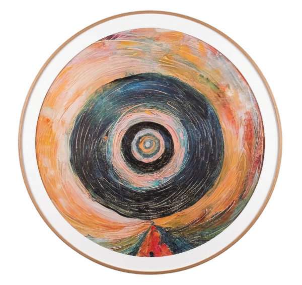 Wandering Path Round Wall Art