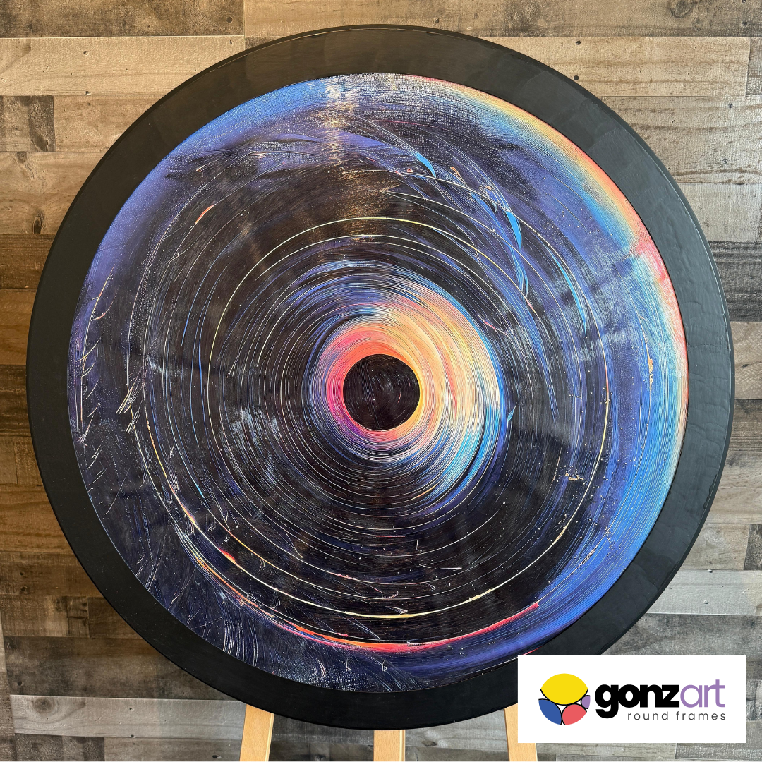 Cosmic Horizon Round Wall Art