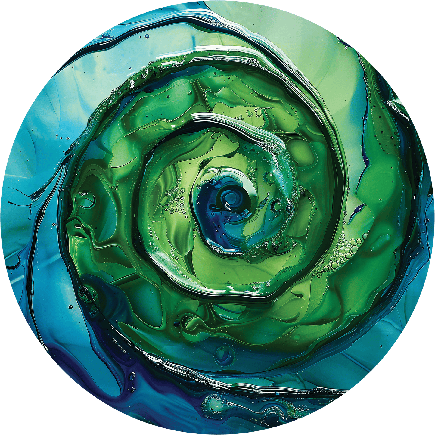 Aquatic Spiral Only Print (Giclée)