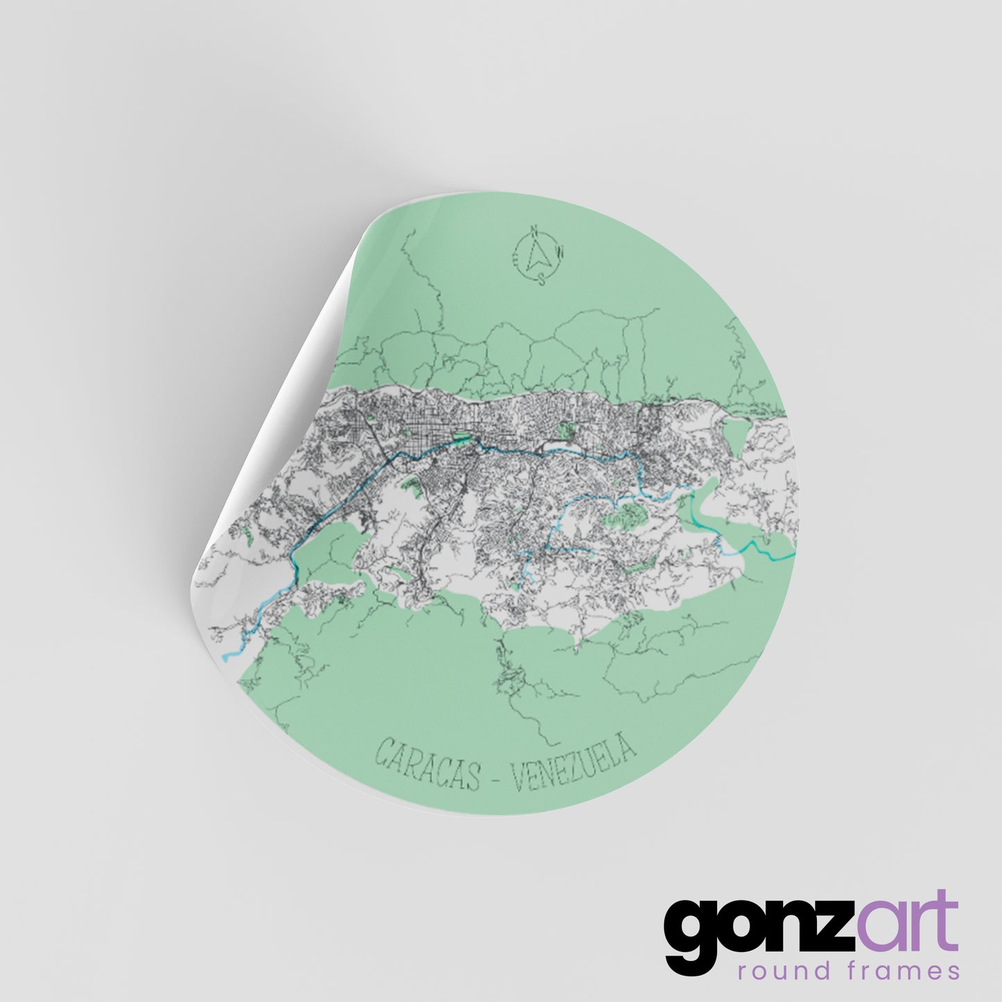 Caracas City Only Print (Giclée)