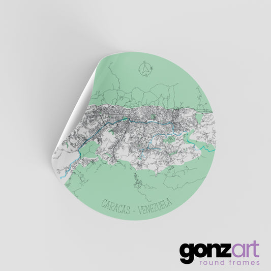 Caracas City Only Print (Giclée)