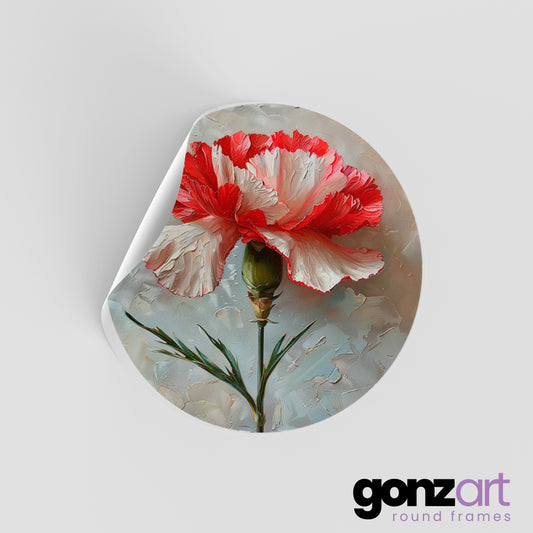 Carnation Flower Only Print (Giclée)