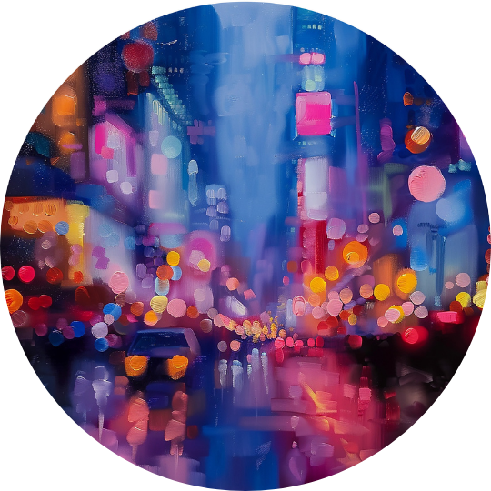 City Glow Only Print (Giclée)