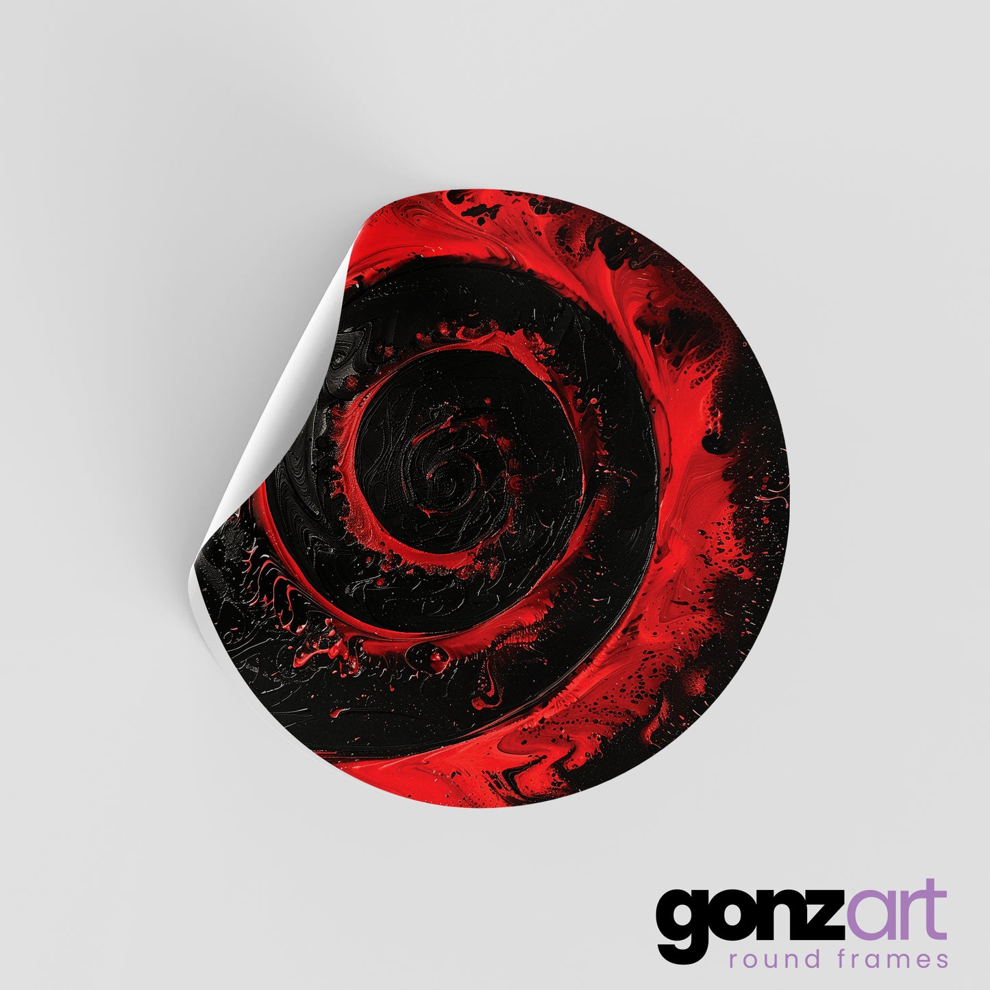 Crimson Spiral Only Print (Giclée)