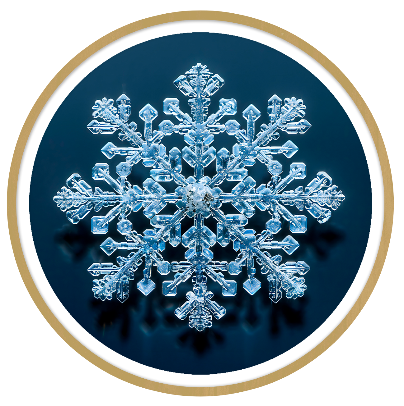 Ethereal round wall art