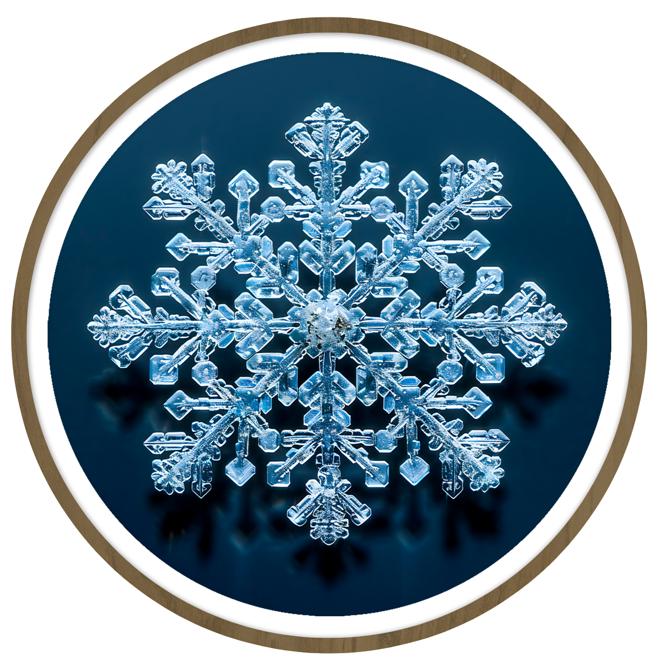 Ethereal round wall art