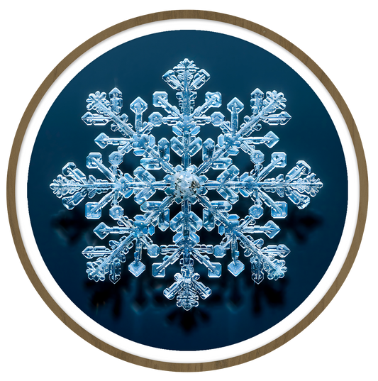 Ethereal round wall art