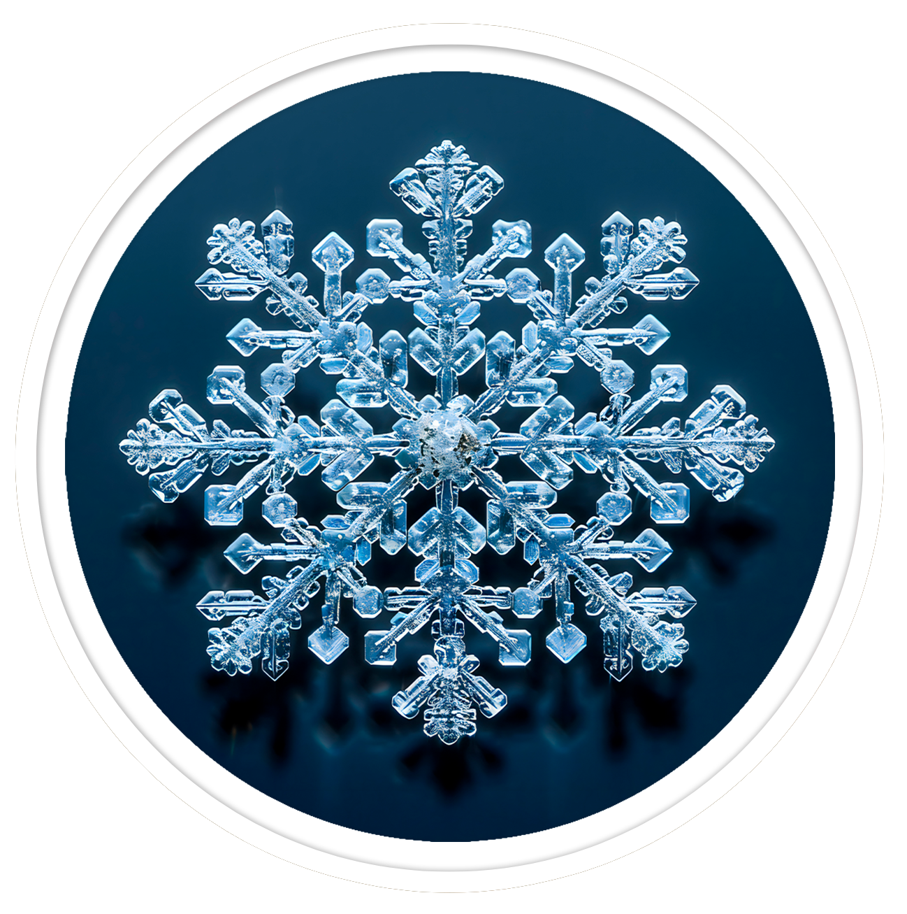 Ethereal round wall art