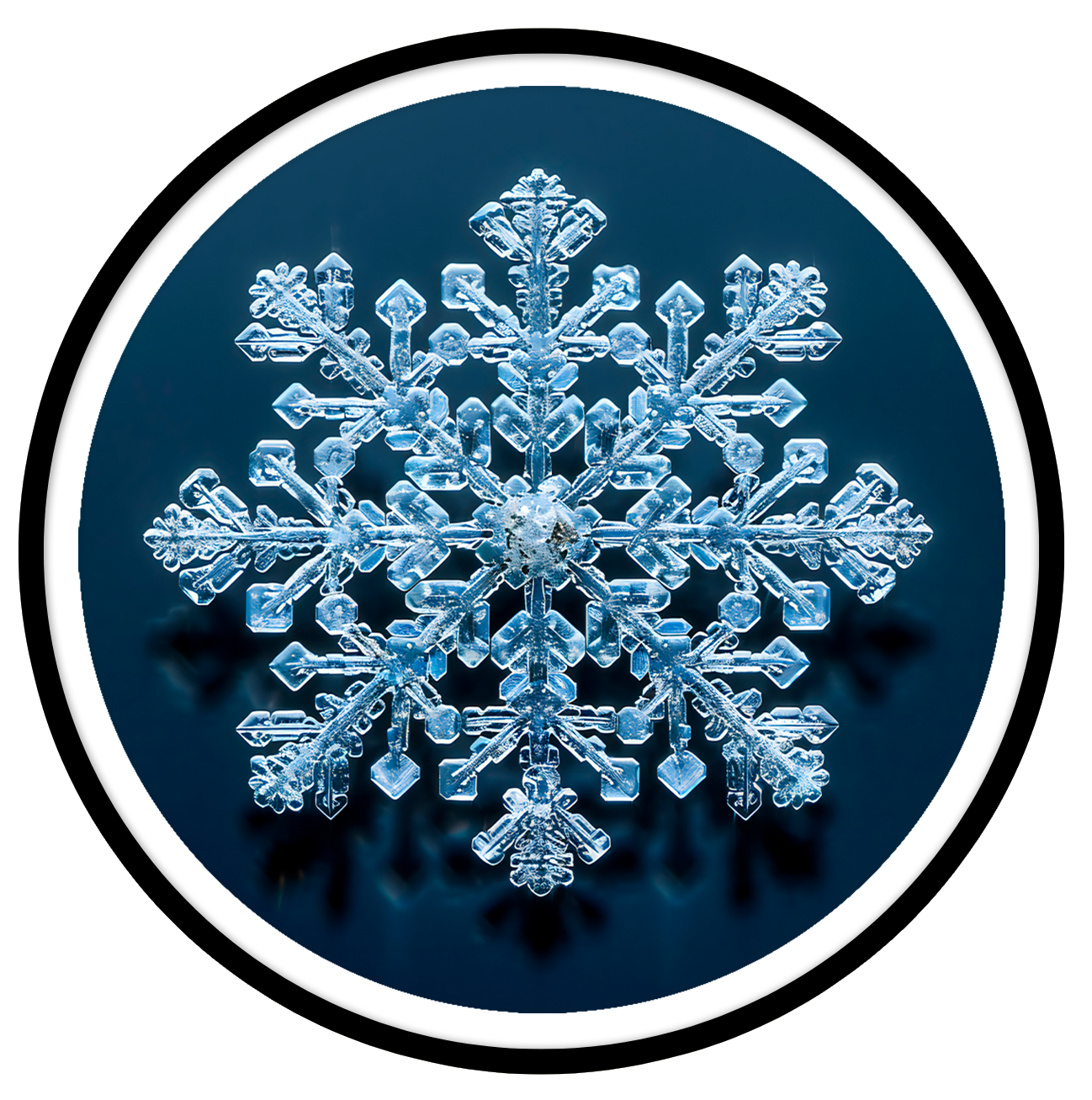 Ethereal round wall art