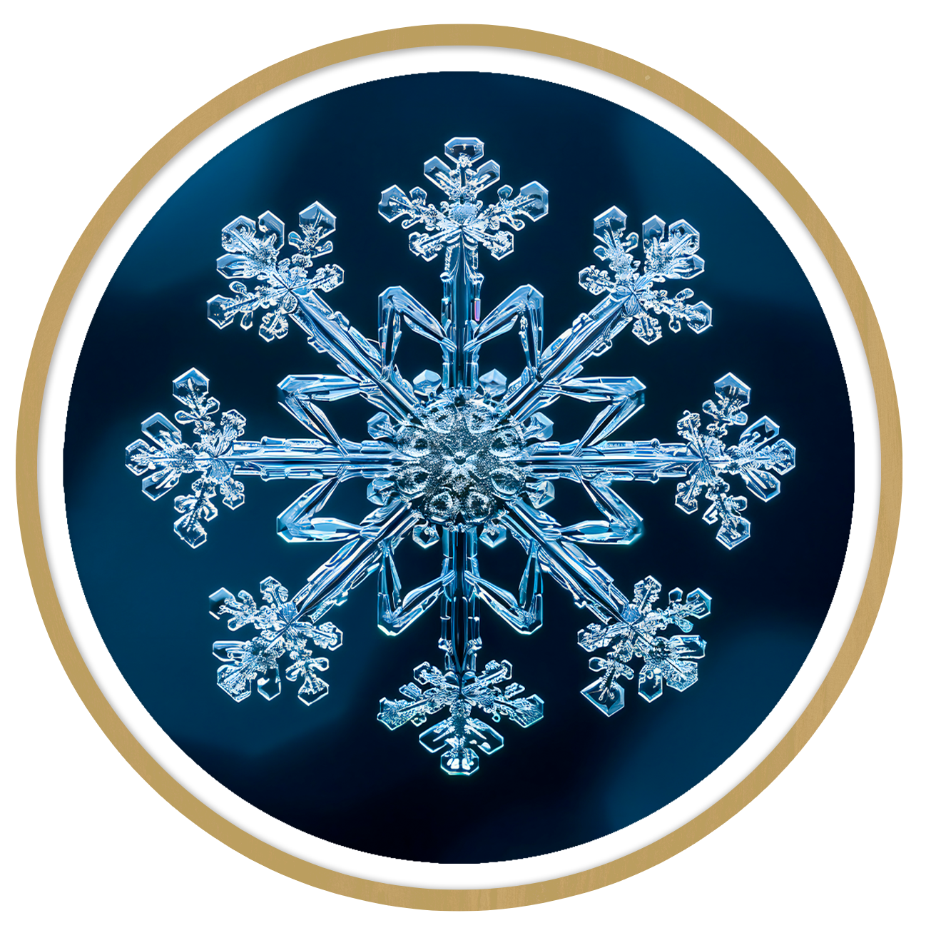 Fractal round wall art