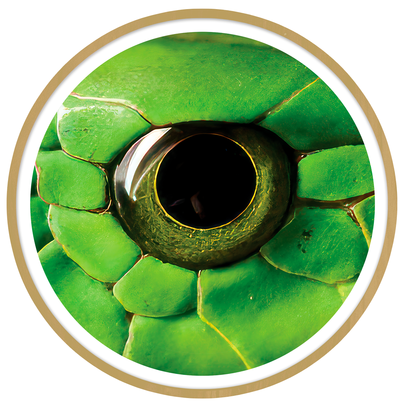 Phyton Round wall art