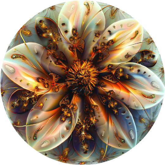 Golden Flower Only Print (Giclée)