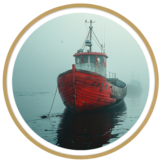 Journey round wall art