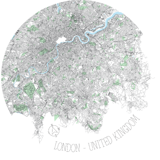 London Only Print (Giclée)