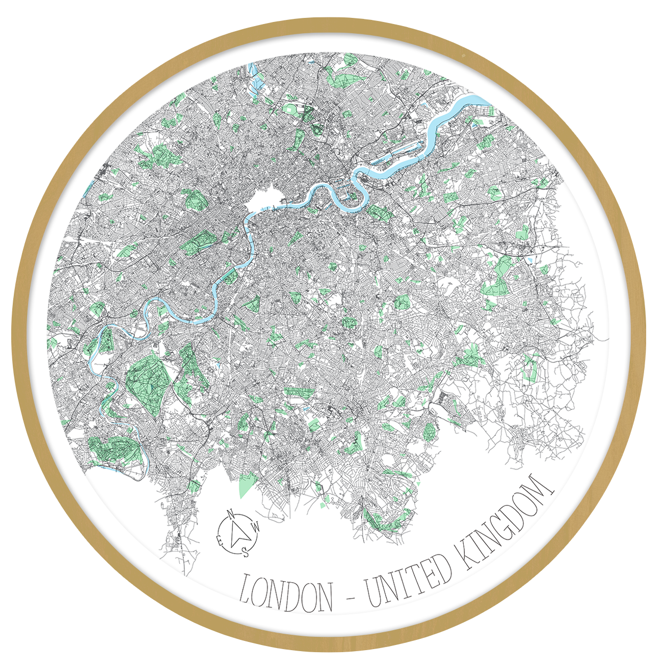 London round wall art