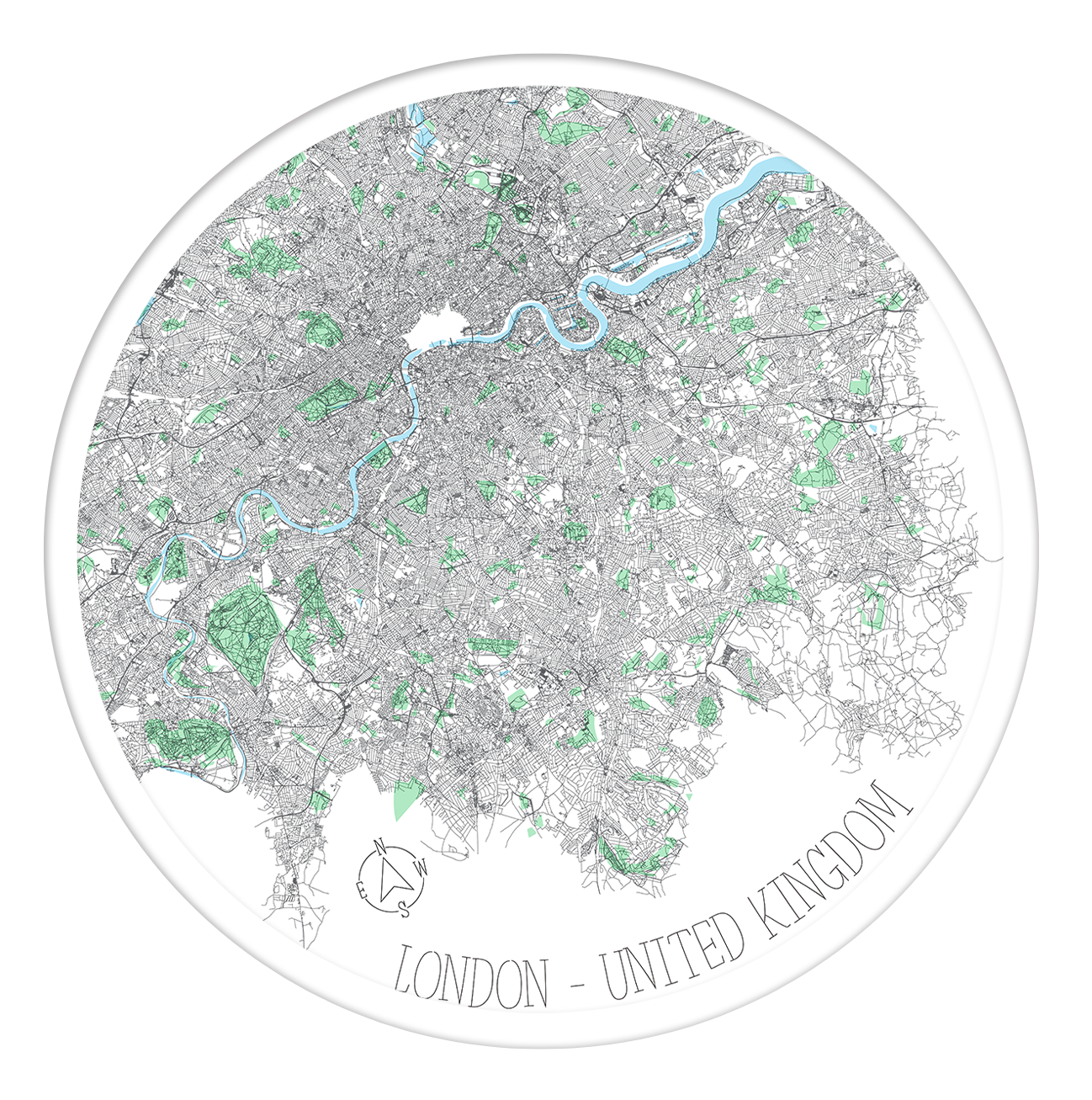 London round wall art