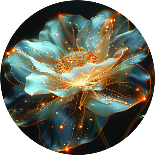 Luminous Flora Only Print (Giclée)