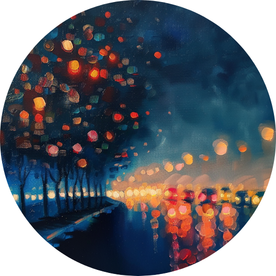 Luminous Pathway Only Print (Giclée)