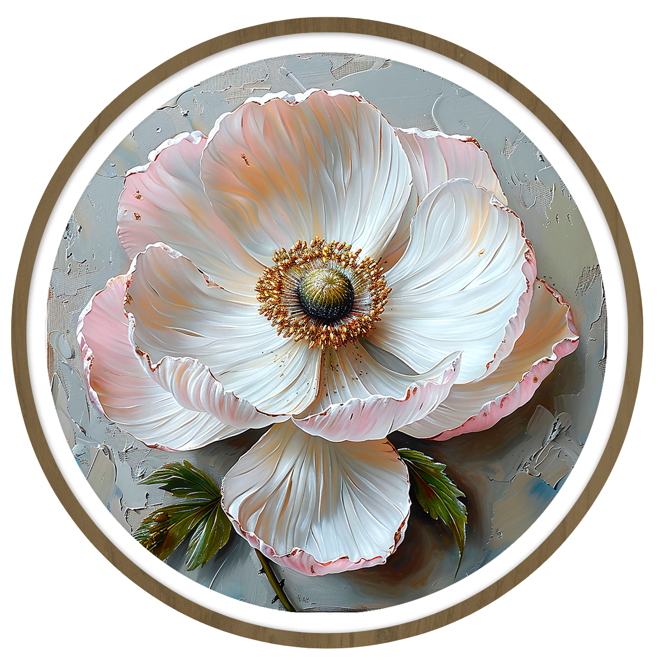 May flower  round wall art