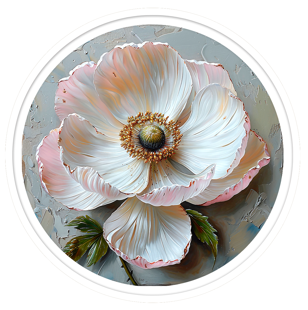 May flower  round wall art