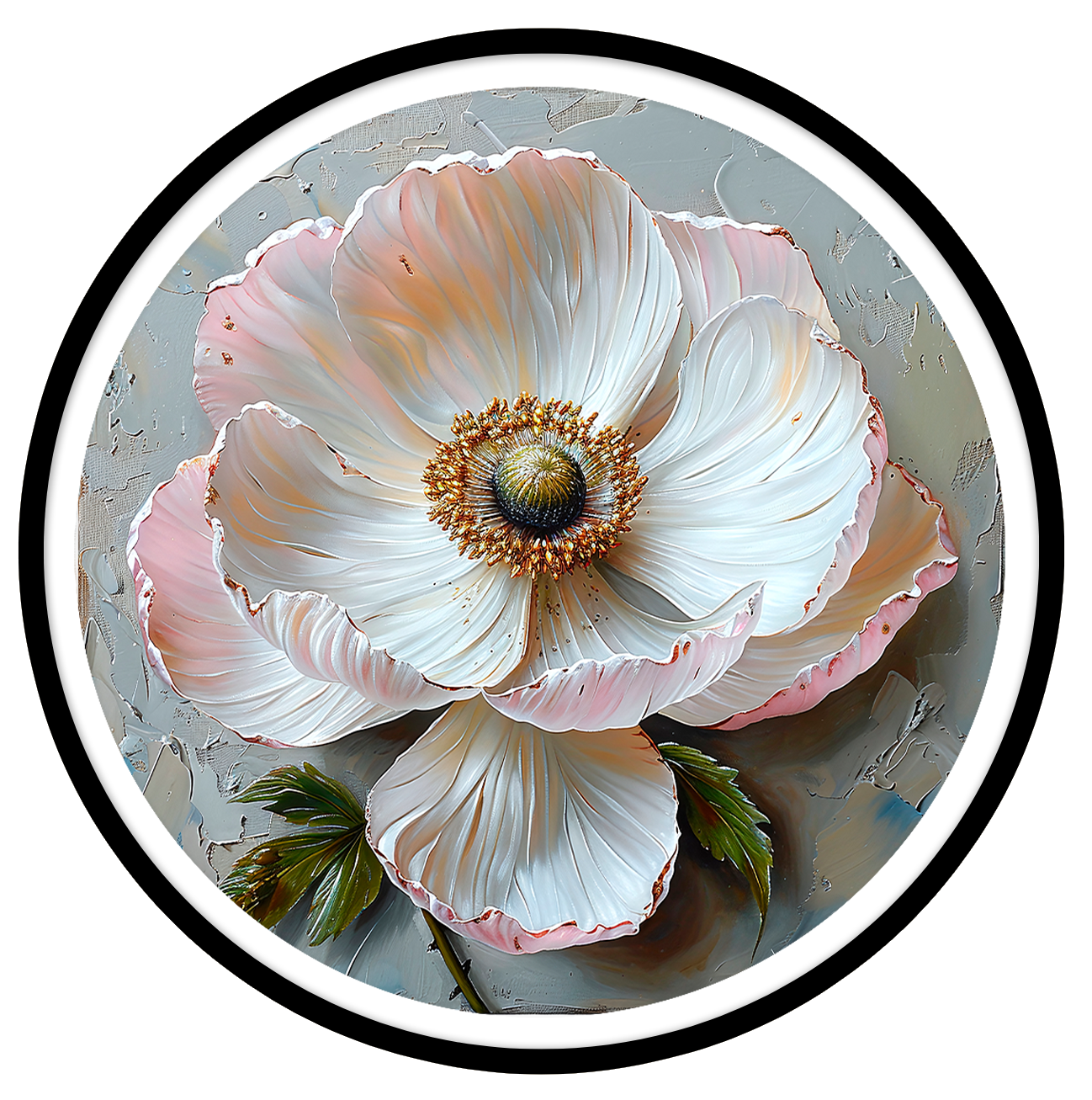 May flower  round wall art