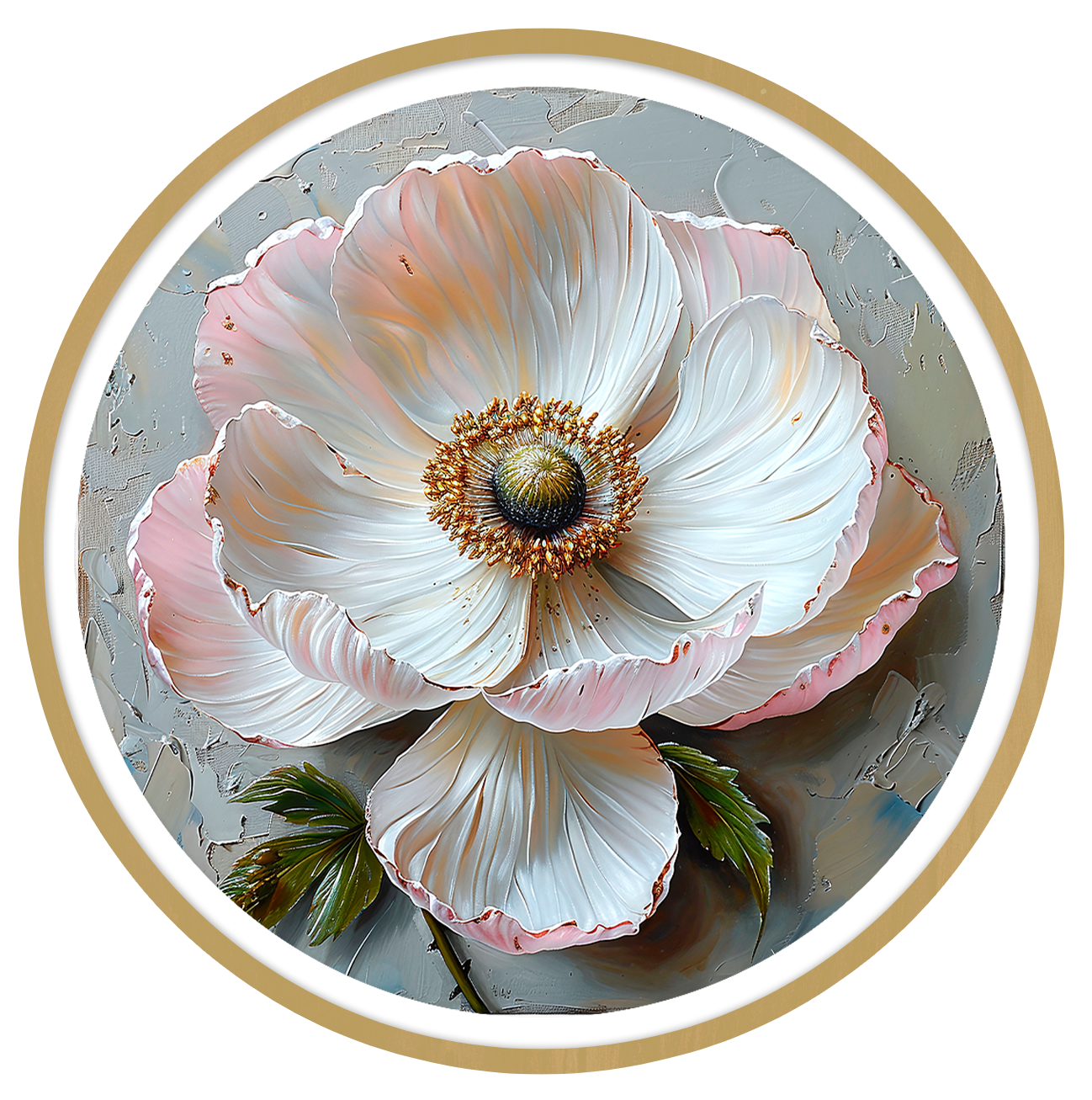 May flower  round wall art