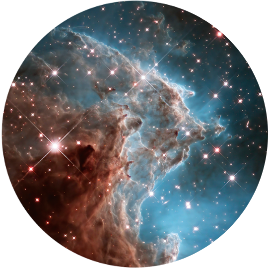 Monkey Head Nebula  Only Print (Giclée)