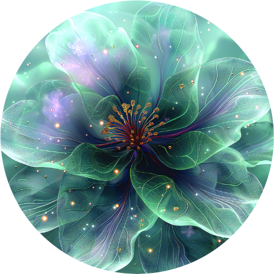 Nebula Flower Only Print (Giclée)