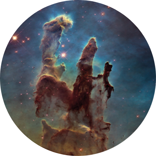 Pillars of creation Only Print (Giclée)