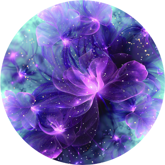 Purple Blossom Only Print (Giclée)