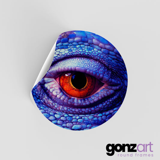 Purple Reptile Only Print (Giclée)