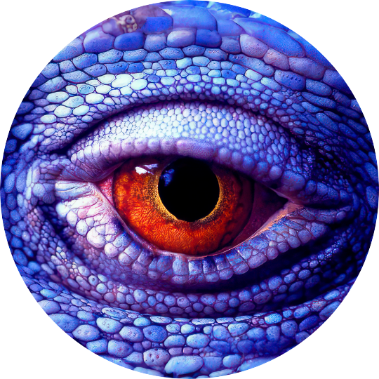 Purple Reptile Only Print (Giclée)