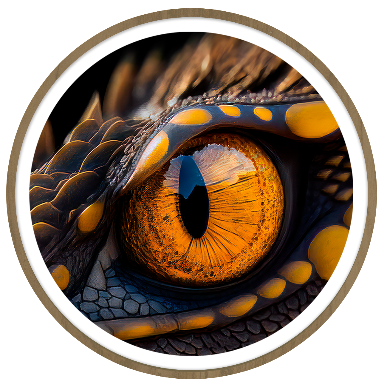 Dragon Round wall art
