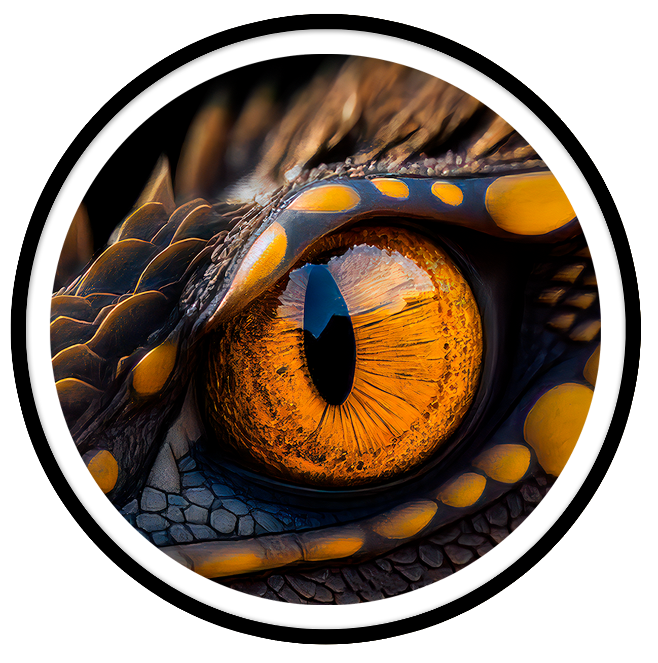 Dragon Round wall art