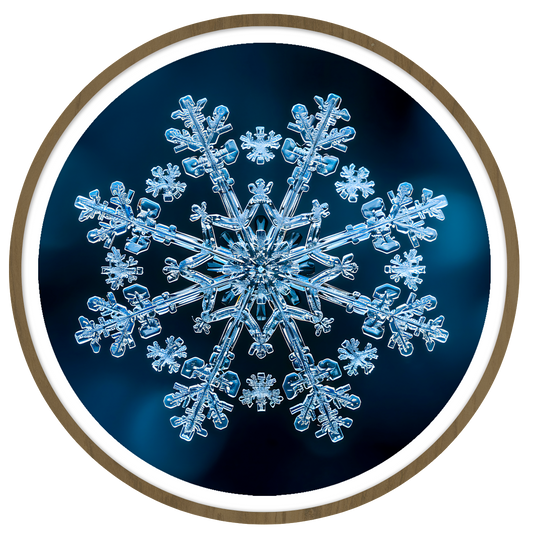 Shimmer round wall art